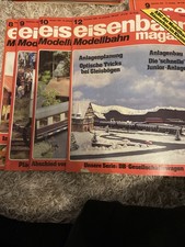 4 Zeitschriften "EISENBAHN MAGAZIN"  8-10 und 12/1980