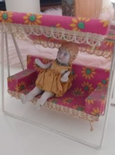 ☀Alte  Hollywoodschaukel Bodo Hennig  mit alter Puppe   ☀