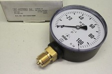 AFRISO KP 100 G1/2B 0-100mbar D201 100mm Manometer Kapselfeder KP100 OVP