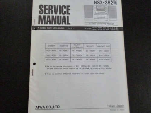 Original service manual - original,