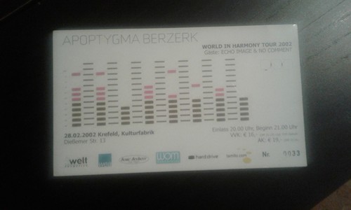 Apoptygma berzerk ticket world - apoptygma,