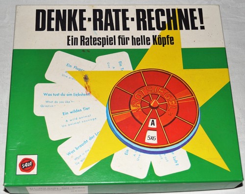 Denke rate rechne ein - rechne,