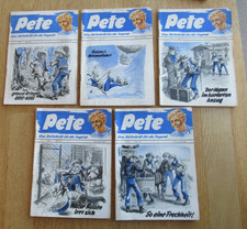 5 alte Romanhefte Pete / Eine