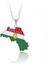 Karte Halskette,Vintage