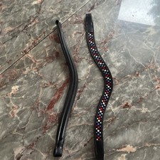 Stirnriemen Pferd Reiten Bunt Blau Rot Steine