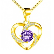 Damen Halskette Herz Gold