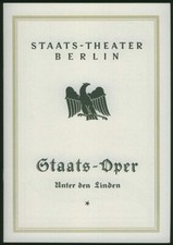 Berlin 1928 Programmheft der