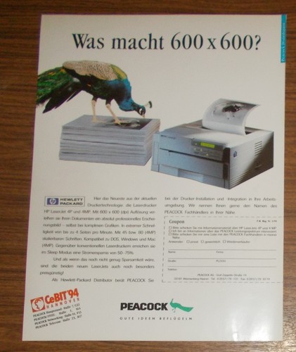 Seltene werbung peacock - seltene,