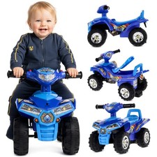 Rutscher Kinderfahrzeug Rutschauto Kinderauto babyauto Quad blau