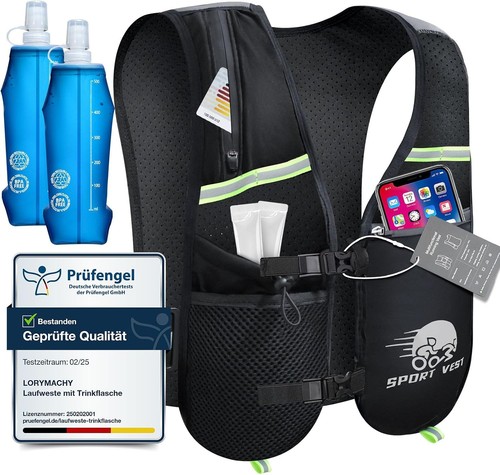 Laufweste running vest mit - mit, 6