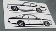 Opel Manta Sticker Silhouette