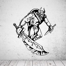 Wandtattoo Wikinger mit