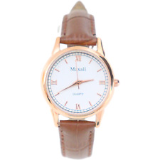 Damenuhr braunes Lederarmband