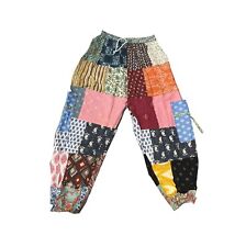 Funky Hippie Handmade Unisex Hose Patchwork Mehrfarbig Schöne Haremshose