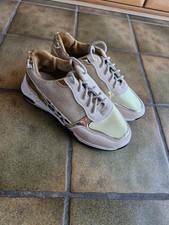 Damen Sneaker Glitzer Gold