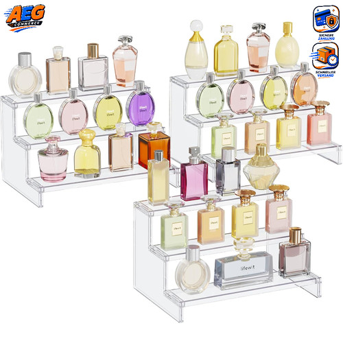 Display ständer stufig klar - display, 3-stufig