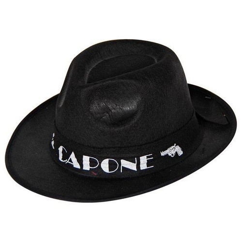Mütze capone schwarz - mütze, al