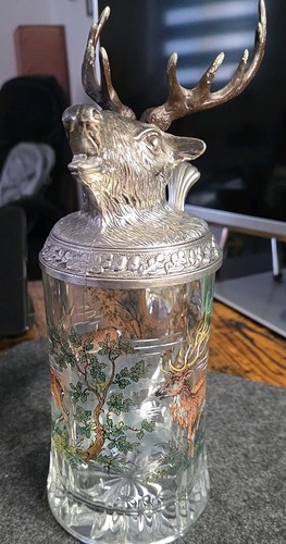 Bierkrug hirsch rehmotiv - bierkrug, hirsch-rehmotiv