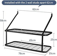 Pfannenaufhänger Regal
