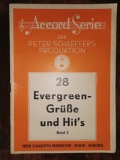 Notenheft evergreen grüße - notenheft, evergreen-grüße