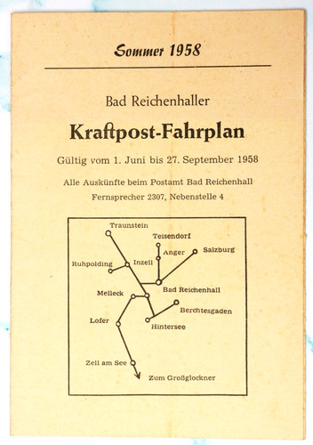 Bundespost taschenfahrplan - bundespost,