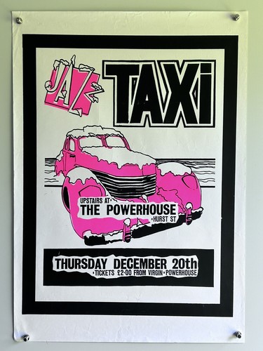 Jazz taxi poster oben - jazz,