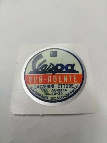 Aufkleber vespa händlerschild - aufkleber,