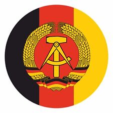 Aufkleber Wetterfest DDR Wappen Ostdeutschland hammer sichel ossi osten fdj NVA 