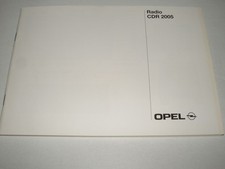 Bedienungsanleitung Opel Radio