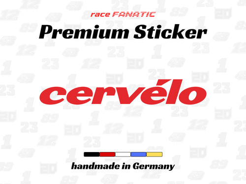 Cervelo schriftzug aufkleber - cervelo,