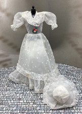 Barbie, Petra Dream Glow Clone Kleid mit Hut in  weiß, selten