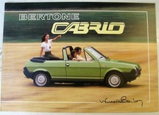 BERTONE CABRIO FIAT RITMO Car
