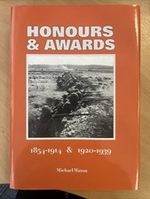 Honours & Awards 1854-1914 &