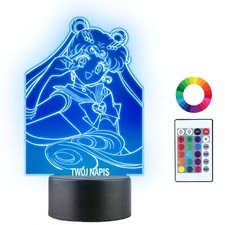 3D LED Nachtlampe Sailor Moon