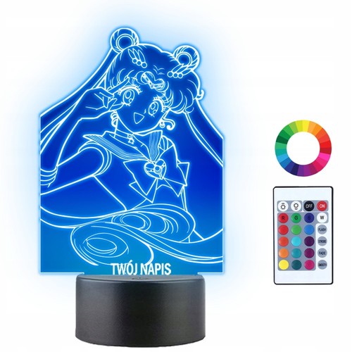 Led nachtlampe sailor - 3d, moon