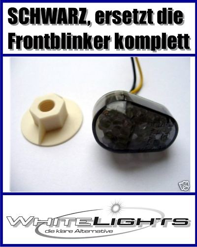Schwarze led blinker - schwarze,