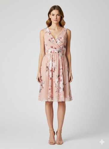 Cocktailkleid 46 rosa - gr., 44/46