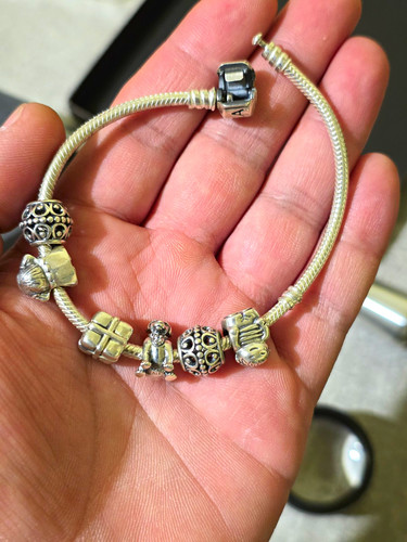 Original pandora charm armband - pandora, charm-armband