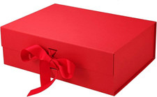 Geschenkbox Schleife Magnetischer Geschenkkarton Deckel Verpackungsbox