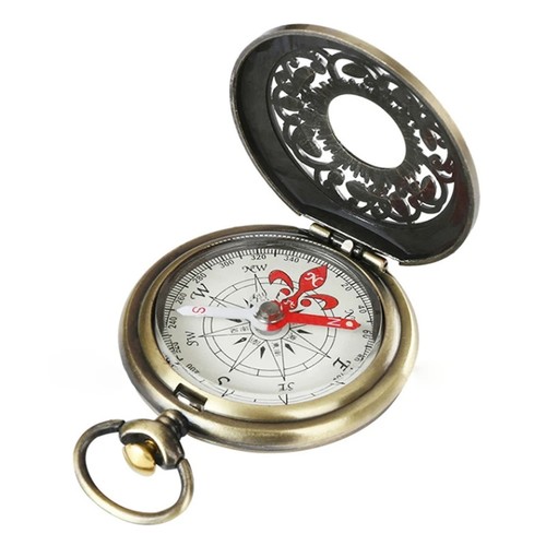 Retro taschenuhr mit - mit, kompass