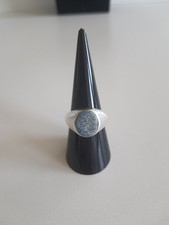 Vintage Herrenring Siegelring Lapislazuli Silber 925 Gr. 57 ca. 6,85g. TOP !!!