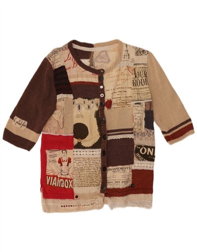 Vintage damen grafik cardigan - vintage,