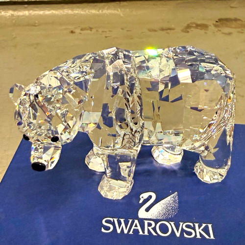 Swarovski kristallfigur bär - kristallfigur,