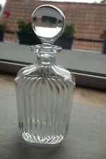 Edle, schwere Karaffe Glas Flasche Bleikristall Whisky Dekanter