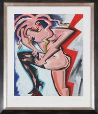 Elvira Bach handsigniert