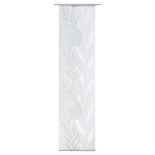 Flächenvorhang Schiebevorhang Schiebegardiene Polyester Beige Grün 60 x 245 cm