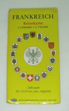 Reisekarte Frankreich, Jahresgabe des ADAC, Mairs Geographischer Verlag