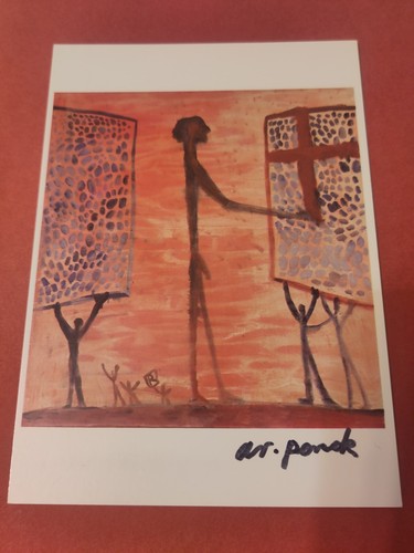 Penck kunstpostkarte - penck,