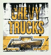 2x Vintage Aufkleber Chevy