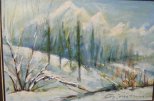 Ölbild , Landschaft , Methner